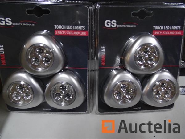 Grote foto 2 sets van 3 led lampen ontsteking door aanraking doe het zelf en verbouw gereedschappen en machines