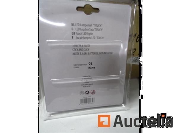 Grote foto 2 sets van 3 led lampen ontsteking door aanraking doe het zelf en verbouw gereedschappen en machines