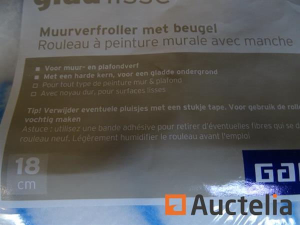 Grote foto 3 sets van 2 gamma muurverfrollers met handvat doe het zelf en verbouw gereedschappen en machines