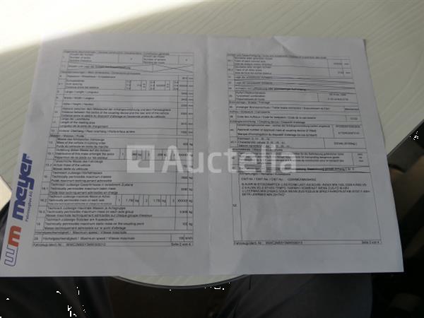 Grote foto meyer dubbelassige aanhangwagen wm eg mb vin wwc2mb5y3mw300013 agrarisch aanhangwagens