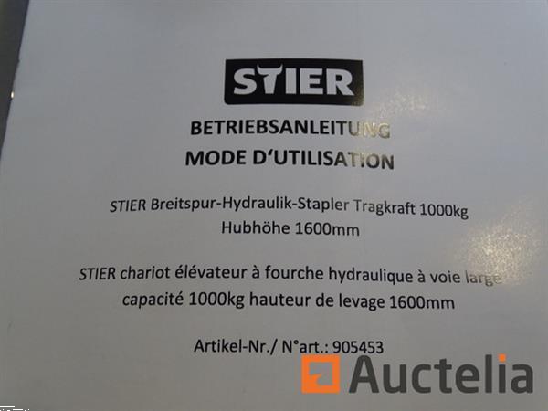 Grote foto hydraulische vorkheftruck stier doe het zelf en verbouw hefwerktuigen