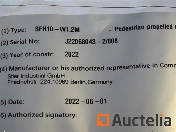 Grote foto hydraulische vorkheftruck stier doe het zelf en verbouw hefwerktuigen