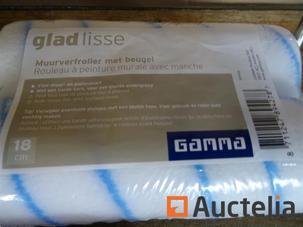 Grote foto 3 sets van 2 gamma muurverfrollers met handvat doe het zelf en verbouw gereedschappen en machines