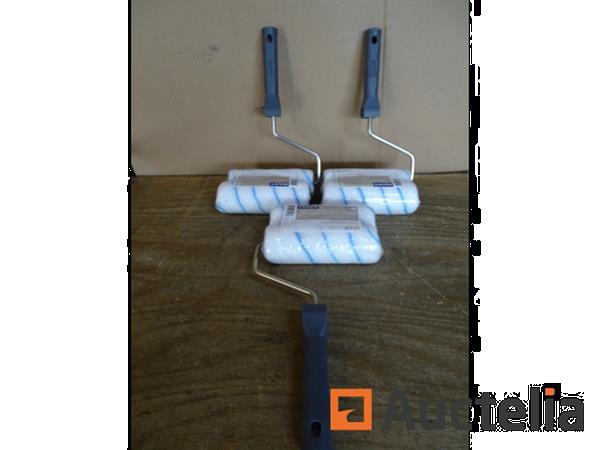 Grote foto 3 sets van 2 gamma muurverfrollers met handvat doe het zelf en verbouw gereedschappen en machines