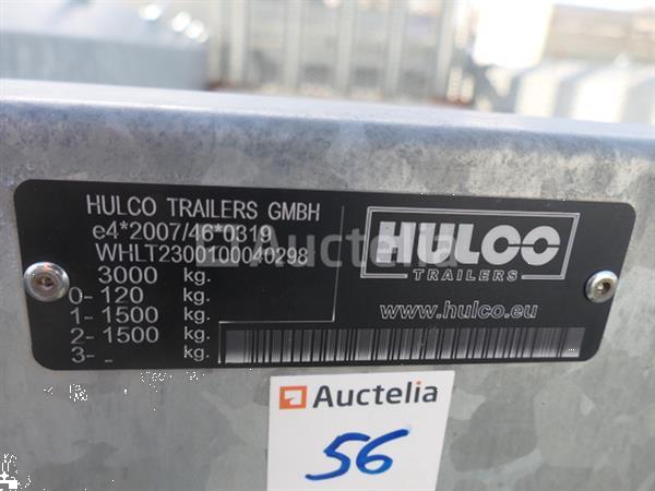 Grote foto hulco terrax 2 dubbelassige oplegger vin whlt2300100040298 agrarisch aanhangwagens