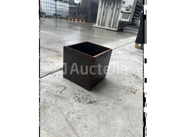 Grote foto corten bloembak klein doe het zelf en verbouw onderdelen en accessoires