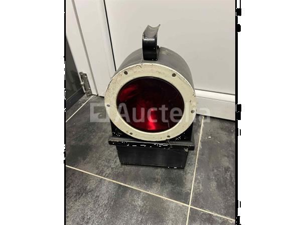 Grote foto de lantaarn van het signaal van de spoorweg doe het zelf en verbouw onderdelen en accessoires