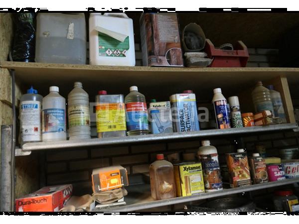 Grote foto inhoud van de planken doe het zelf en verbouw gereedschappen en machines