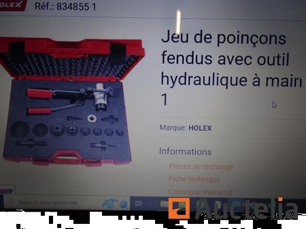 Grote foto sleufponsset met hydraulisch handgereedschap holex doe het zelf en verbouw gereedschappen en machines