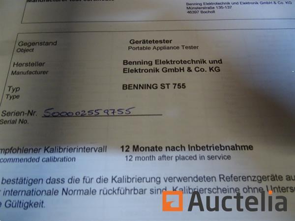 Grote foto set testers voor het testen van elektrische apparaten benning st 755 winkelwaarde 2754 doe het zelf en verbouw onderdelen en accessoires