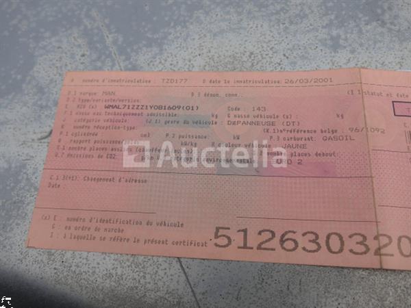 Grote foto bergingswagen man l12lc 2001 516.464 km vin wmal71zzz1y081609 doe het zelf en verbouw gemeente voertuigen