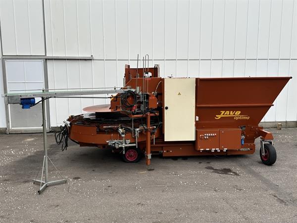 Grote foto javo optima potmachine met pneumatische potinzetter en afzetter agrarisch tuinbouw