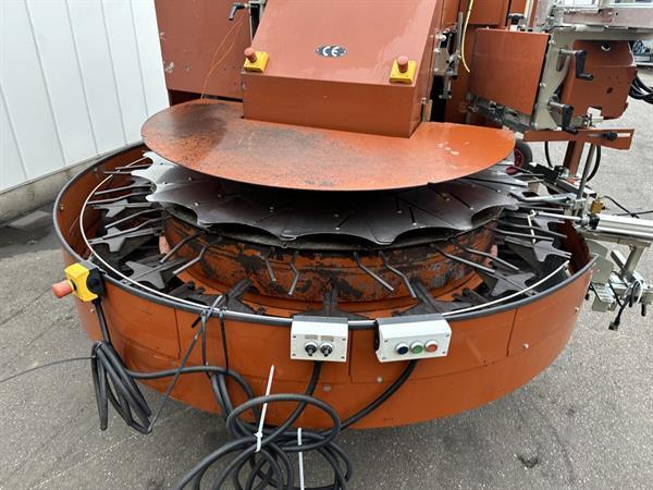 Grote foto javo optima potmachine met pneumatische potinzetter en afzetter agrarisch tuinbouw