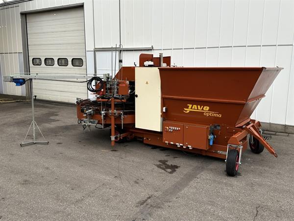 Grote foto javo optima potmachine met pneumatische potinzetter en afzetter agrarisch tuinbouw