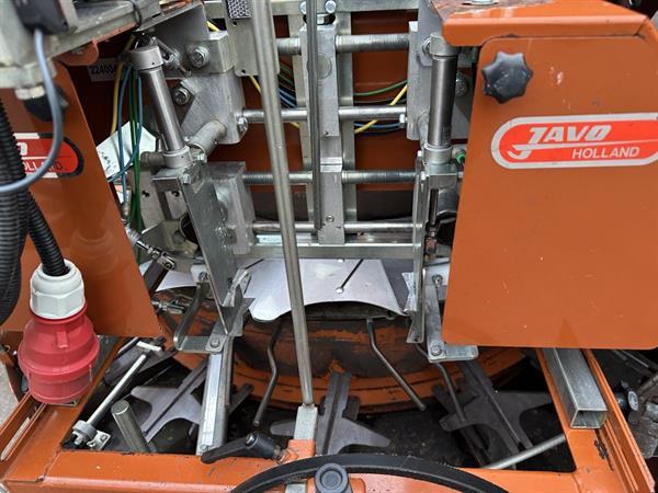 Grote foto javo optima potmachine met pneumatische potinzetter en afzetter agrarisch tuinbouw