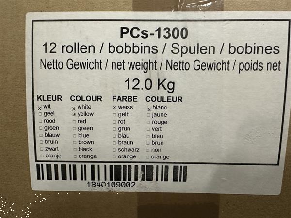 Grote foto cyklop wit pcs 1300 elastisch koord voor bindmachine van cyklop en bercomex agrarisch tuinbouw