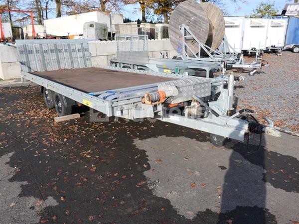 Grote foto hapert indigo dubbelassige vaste dieplader zonder zijwanden vin xlh0000000854737 agrarisch aanhangwagens