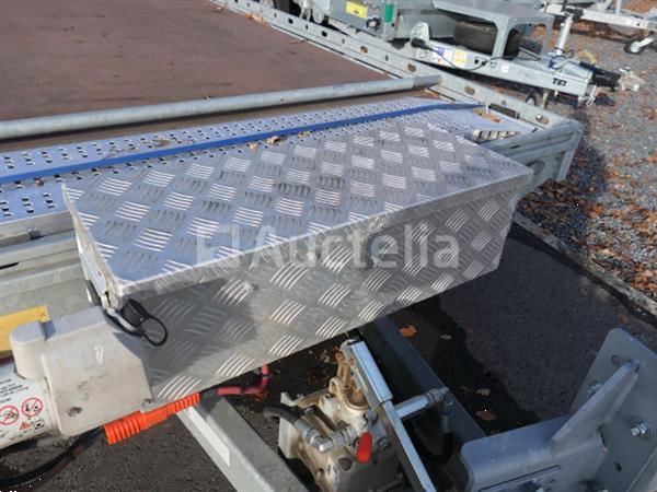 Grote foto hapert indigo dubbelassige vaste dieplader zonder zijwanden vin xlh0000000854737 agrarisch aanhangwagens