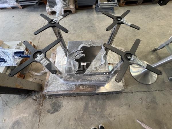 Grote foto set van 4 brasserie tafels doe het zelf en verbouw onderdelen en accessoires