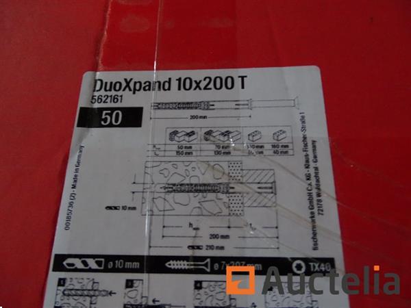 Grote foto 50 fischer duoxpand torx head hamerharingen 10 x 200 mm doe het zelf en verbouw onderdelen en accessoires