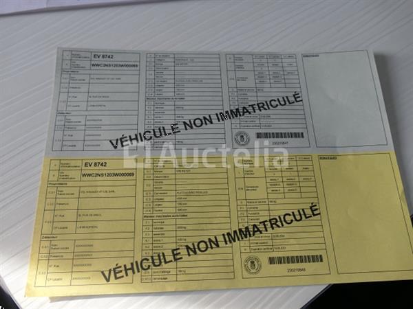 Grote foto dubbelassige dieplader met meyer zijwanden en verlengstukken agrarisch aanhangwagens