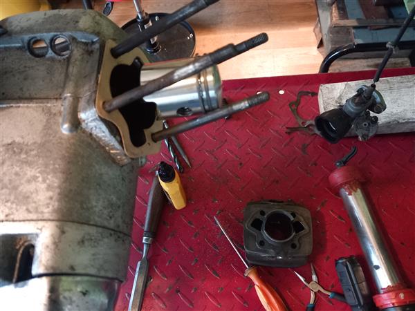 Grote foto tomos 4tl fietsen en brommers oldtimers