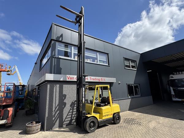 Grote foto hyster h3.20xml triplo 590 freelift sideshift 4e functie lpg 1998 agrarisch heftrucks