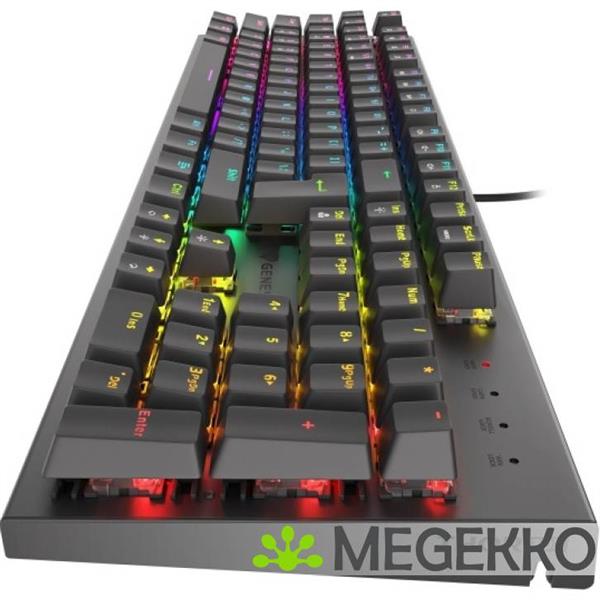 Grote foto genesis nkg 1877 thor 303 toetsenbord zwart computers en software toetsenborden