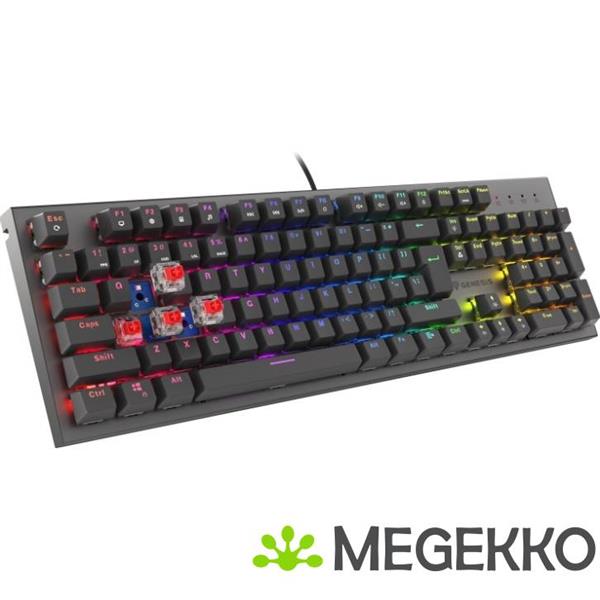 Grote foto genesis nkg 1877 thor 303 toetsenbord zwart computers en software toetsenborden