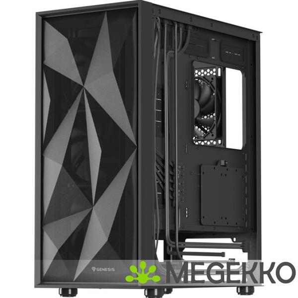 Grote foto genesis npc 2046 diaxid 605f midi tower zwart computers en software behuizingen en kasten