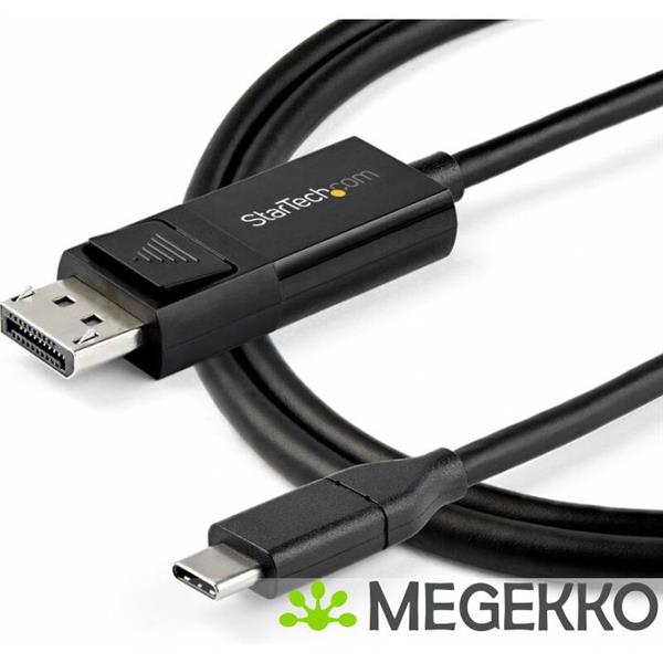 Grote foto startech.com usb c naar displayport 1.4 kabel bidirectioneel 2 m computers en software overige computers en software