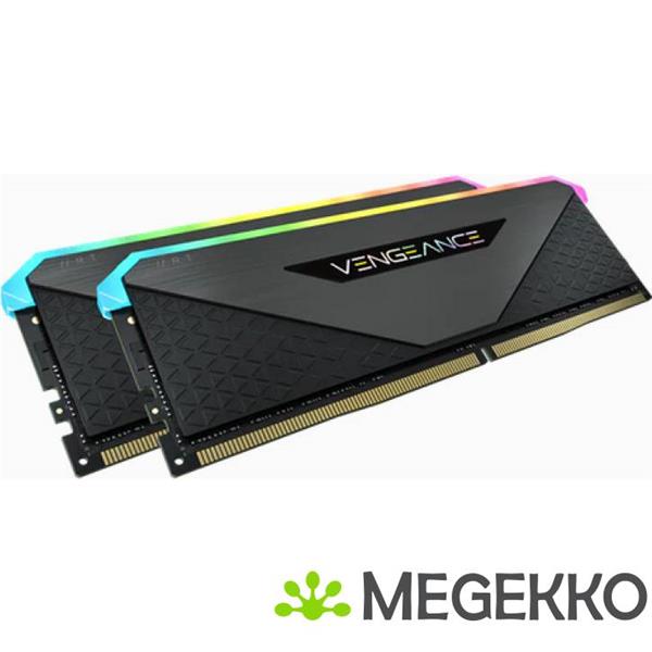 Grote foto corsair ddr4 vengeance rgb rt 2x16gb 3200 computers en software harde schijven