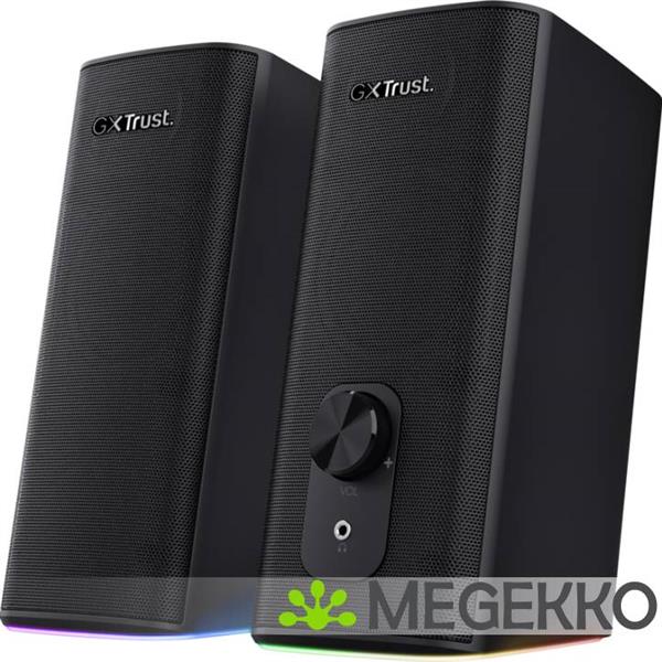 Grote foto trust gxt 612 cetic zwart 18w pc speakers computers en software overige computers en software