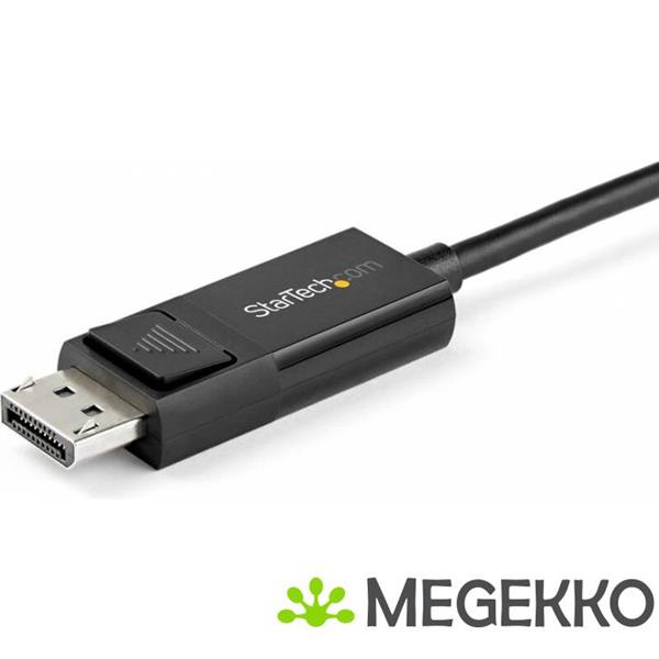 Grote foto startech.com usb c naar displayport 1.4 kabel bidirectioneel 2 m computers en software overige computers en software
