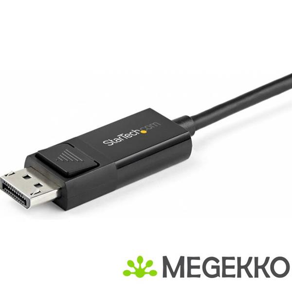 Grote foto startech.com usb c naar displayport 1.2 kabel bidirectioneel 1 m computers en software overige computers en software