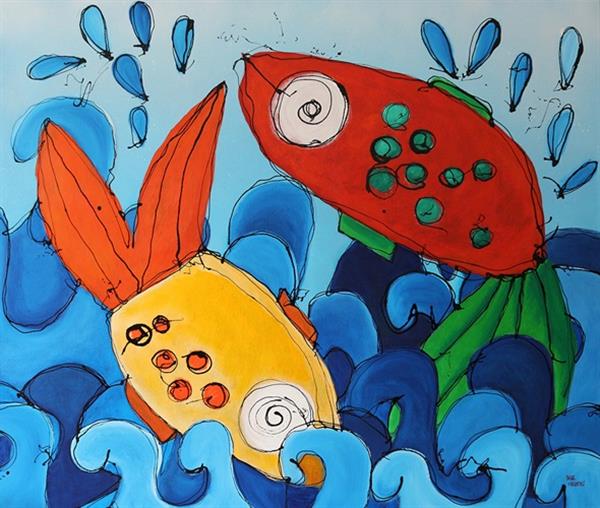 Grote foto kunsthandel gennep the whales dance antiek en kunst modern