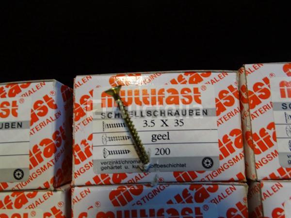 Grote foto 7000 multifast houtschroeven 200 spax gipsplaatschroeven doe het zelf en verbouw onderdelen en accessoires