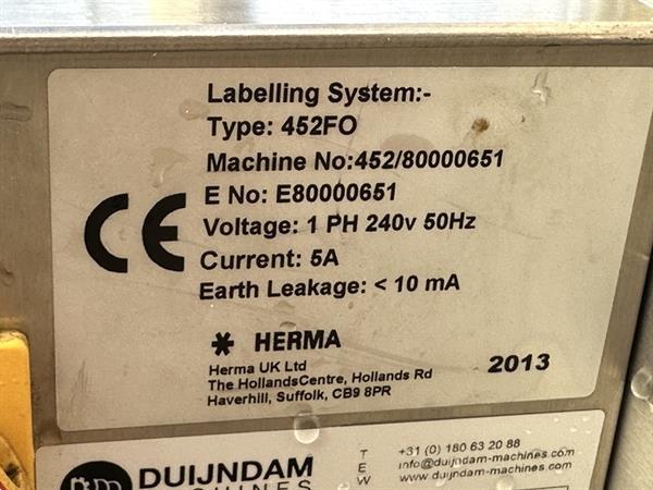 Grote foto herma herma 452fo dubbel met zodiac printer agrarisch tuinbouw