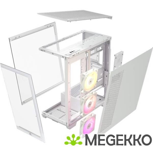 Grote foto corsair 3500x argb white computers en software behuizingen en kasten