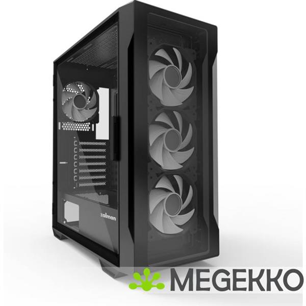 Grote foto zalman i3 neo tg black computerbehuizing midi tower zwart computers en software behuizingen en kasten