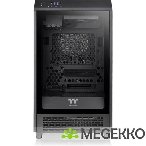 Grote foto thermaltake the tower 200 mini tower zwart computers en software behuizingen en kasten
