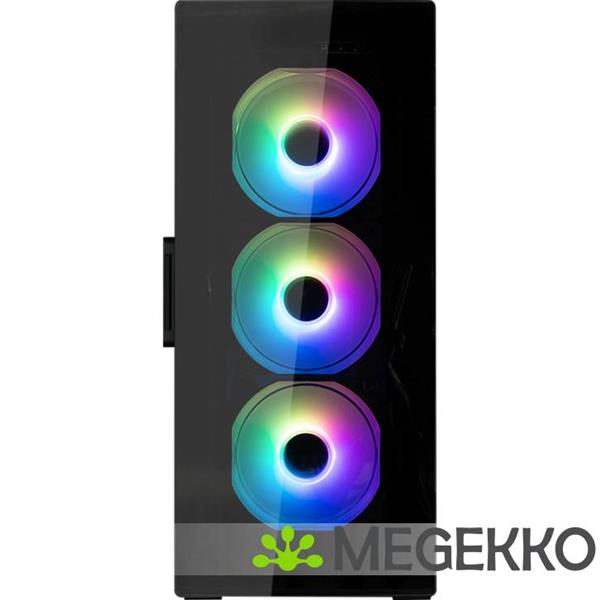 Grote foto zalman i3 neo tg black computerbehuizing midi tower zwart computers en software behuizingen en kasten