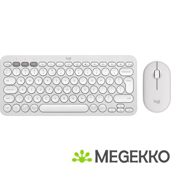 Grote foto logitech pebble 2 combo toetsenbord inclusief muis rf draadloos bluetooth qwerty us international computers en software overige computers en software