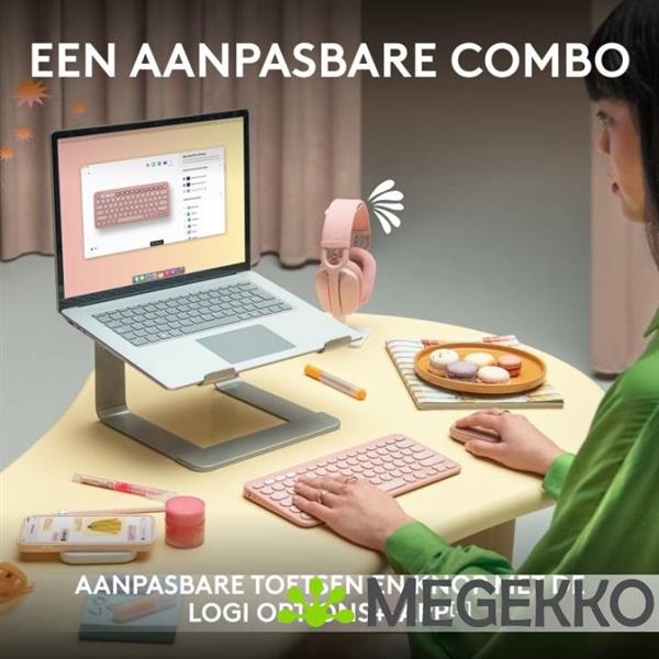 Grote foto logitech pebble 2 combo toetsenbord inclusief muis rf draadloos bluetooth qwerty us international computers en software overige computers en software