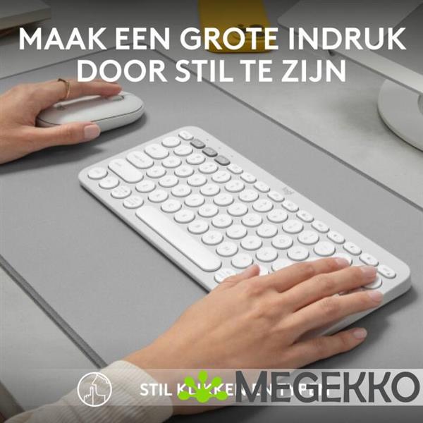 Grote foto logitech pebble 2 combo toetsenbord inclusief muis rf draadloos bluetooth qwerty us international computers en software overige computers en software