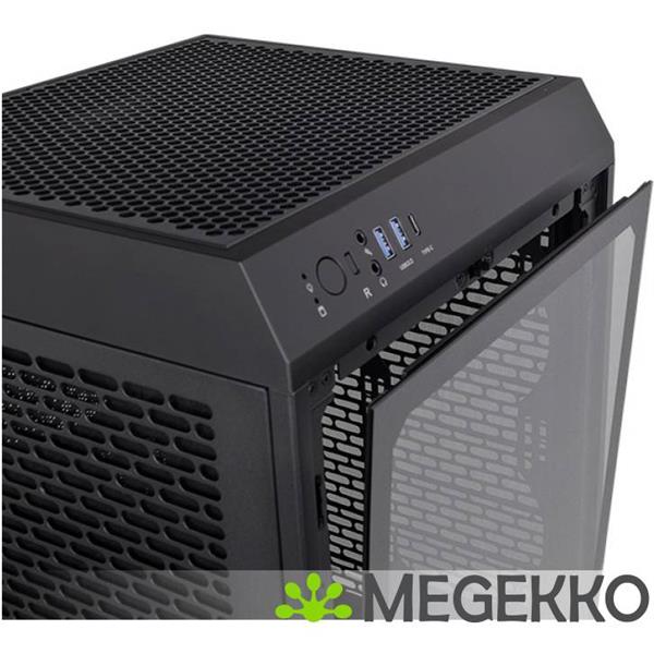 Grote foto thermaltake the tower 200 mini tower zwart computers en software behuizingen en kasten