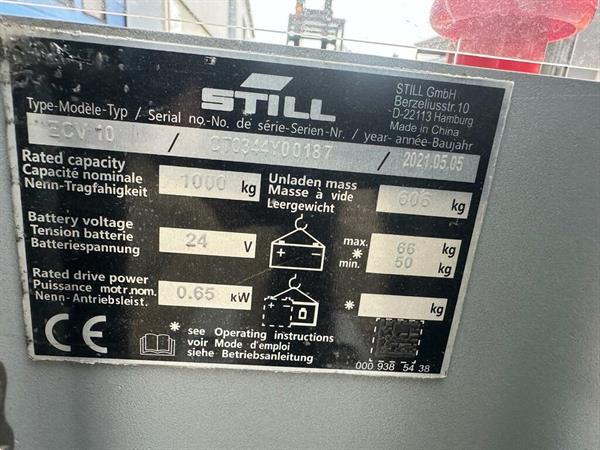 Grote foto vs 22540 elektrische stapelaar ecv10 nieuwstaat doe het zelf en verbouw hefwerktuigen