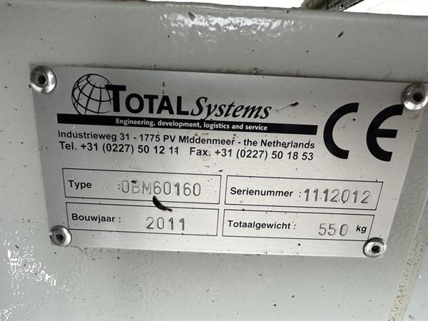 Grote foto total systems tulpen ontbolmachine agrarisch tuinbouw