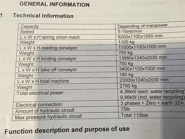Grote foto christiaens 850 5000 was snij en bindlijn voor bosuitjes agrarisch tuinbouw
