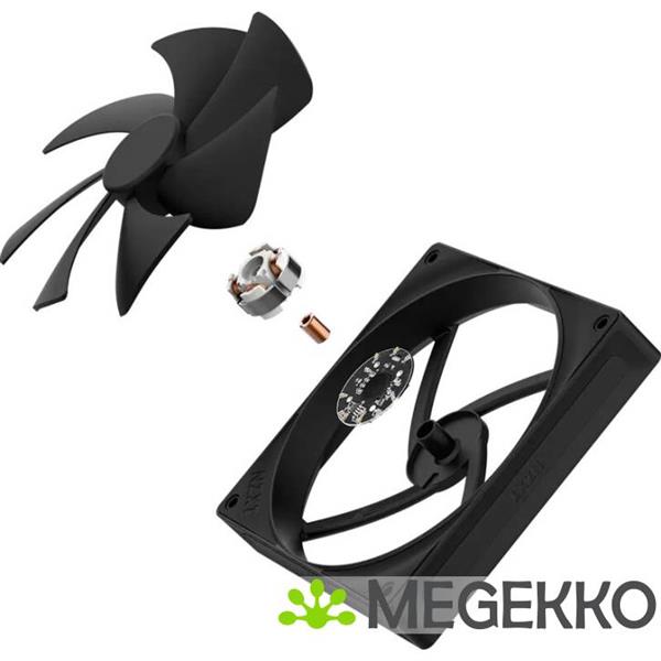 Grote foto nzxt f140p 140mm black static pressure computers en software overige computers en software